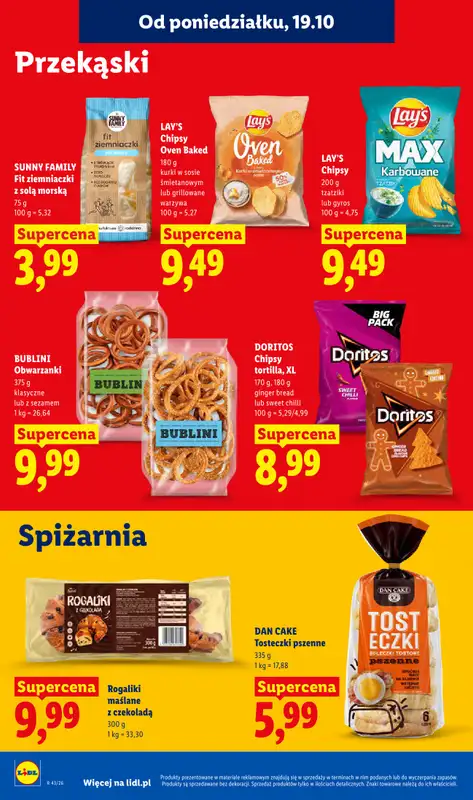 Lidl - gazetka promocyjna Oferta od poniedziałku od poniedziałku 19.10 do środy 21.10 - strona 88
