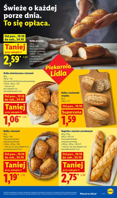 Lidl - gazetka promocyjna Oferta od poniedziałku od poniedziałku 19.10 do środy 21.10 - strona 47