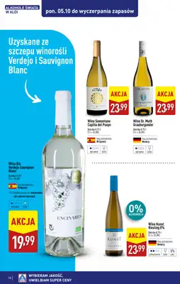 Aldi - gazetka promocyjna Świat alkoholi od poniedziałku 05.10 do soboty 31.10 - strona 15