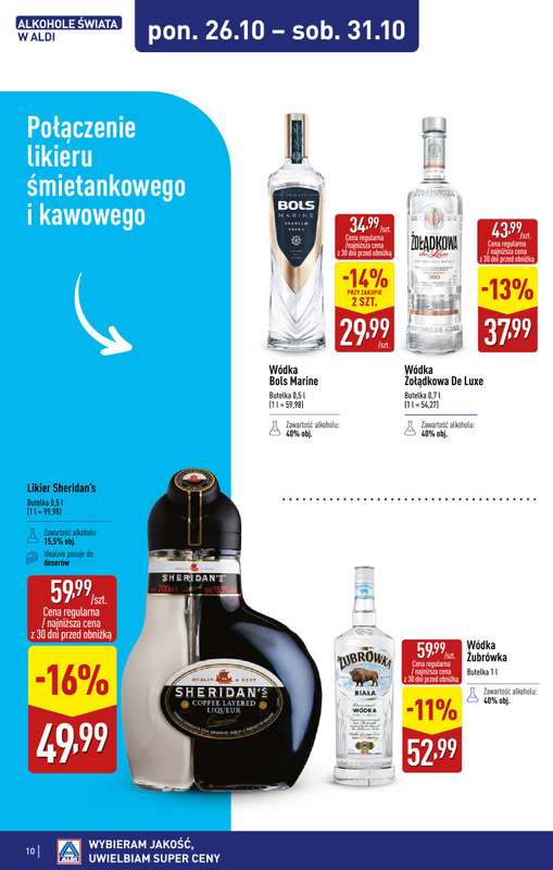 Aldi - gazetka promocyjna Świat alkoholi od poniedziałku 05.10 do soboty 31.10 - strona 11