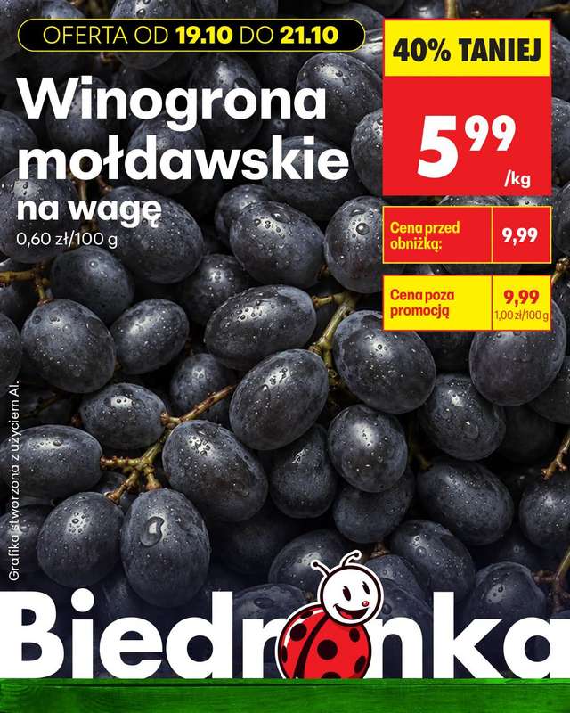 Biedronka - gazetka promocyjna Biedronkowe oszczędności od poniedziałku od poniedziałku 19.10 do środy 21.10 - strona 6
