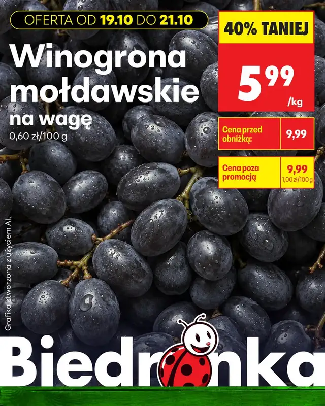 Biedronka - gazetka promocyjna Biedronkowe oszczędności od poniedziałku od poniedziałku 19.10 do środy 21.10 - strona 6