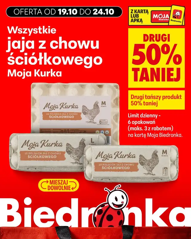 Biedronka - gazetka promocyjna Biedronkowe oszczędności od poniedziałku od poniedziałku 19.10 do środy 21.10 - strona 12
