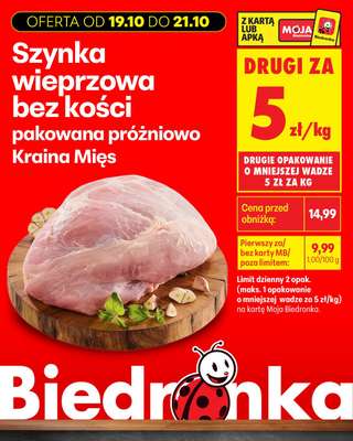 Biedronka - gazetka promocyjna Biedronkowe oszczędności od poniedziałku od poniedziałku 19.10 do środy 21.10 - strona 8