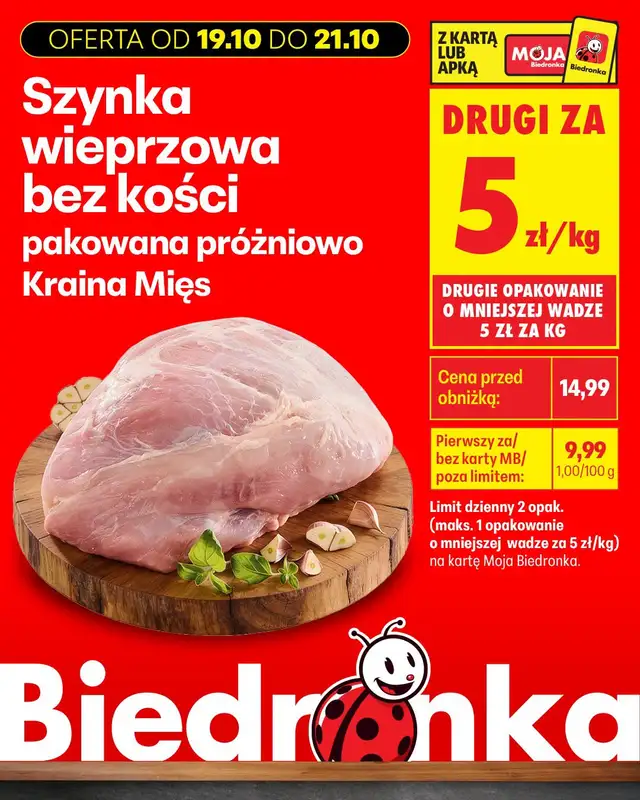 Biedronka - gazetka promocyjna Biedronkowe oszczędności od poniedziałku od poniedziałku 19.10 do środy 21.10 - strona 8