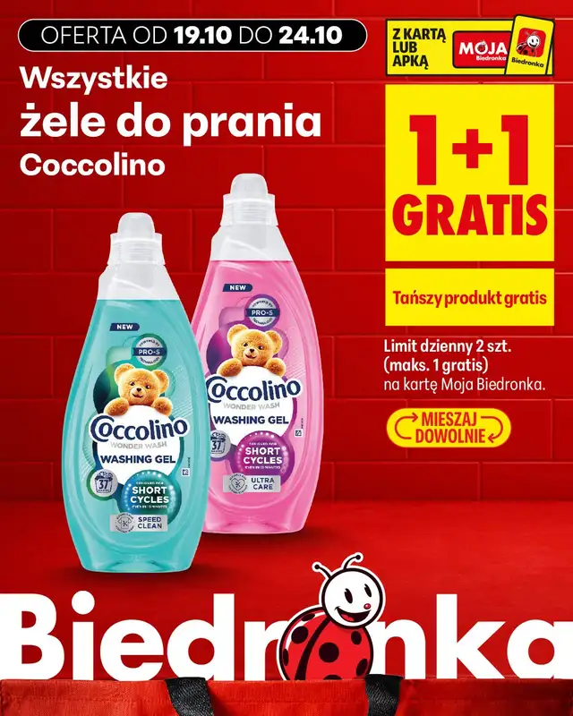 Biedronka - gazetka promocyjna Biedronkowe oszczędności od poniedziałku od poniedziałku 19.10 do środy 21.10 - strona 16