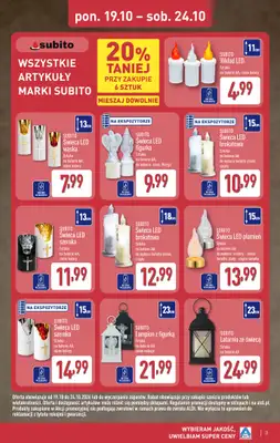 Aldi - gazetka promocyjna Jesienna odzież w super cenach! od środy 21.10 do soboty 24.10 - strona 3