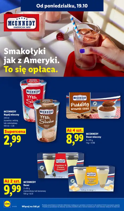 Lidl - gazetka promocyjna Oferta od poniedziałku od poniedziałku 19.10 do środy 21.10 - strona 64