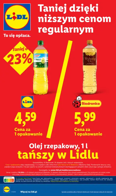 Lidl - gazetka promocyjna Oferta od poniedziałku od poniedziałku 19.10 do środy 21.10 - strona 18