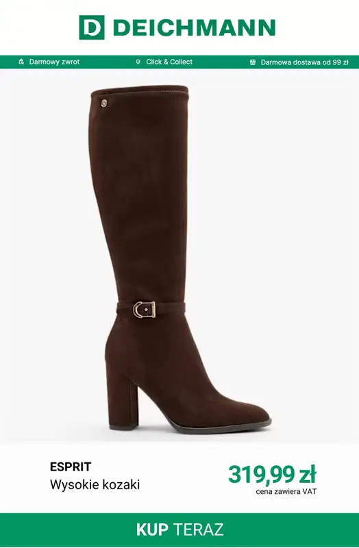 Deichmann - gazetka promocyjna Kozaki klasyczne od poniedziałku 19.10  - strona 4