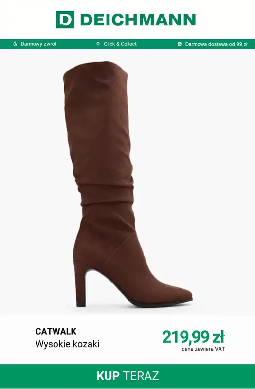 Deichmann - gazetka promocyjna Kozaki klasyczne od poniedziałku 19.10  - strona 8