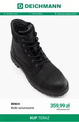 Deichmann - gazetka promocyjna Botki sznurowane męskie od wtorku 20.10  - strona 10