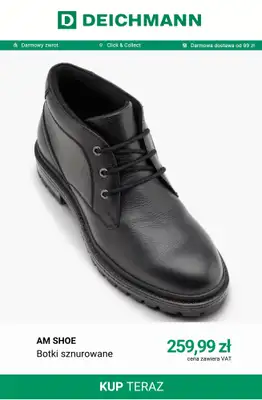 Deichmann - gazetka promocyjna Botki sznurowane męskie od wtorku 20.10  - strona 7