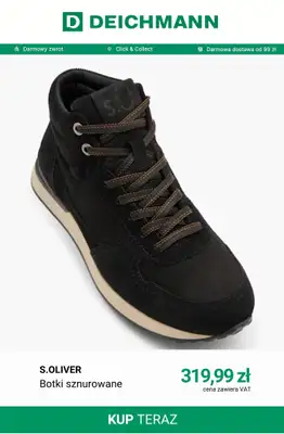 Deichmann - gazetka promocyjna Botki sznurowane męskie od wtorku 20.10  - strona 5
