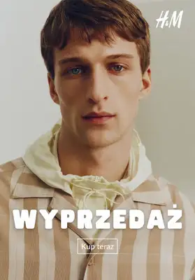 H&M - gazetka promocyjna Wyprzedaż - kolekcja męska od poniedziałku 19.10 