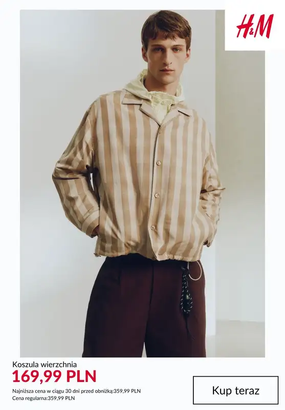 H&M - gazetka promocyjna Wyprzedaż - kolekcja męska od poniedziałku 19.10  - strona 5
