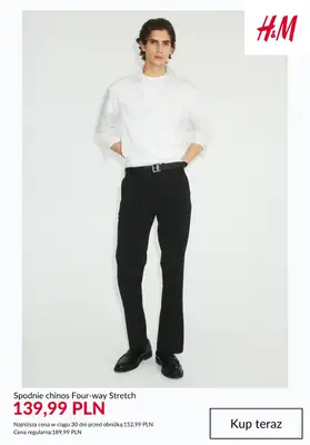 H&M - gazetka promocyjna Wyprzedaż - kolekcja męska od poniedziałku 19.10  - strona 10