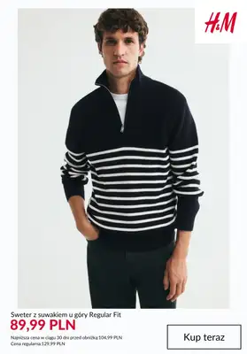 H&M - gazetka promocyjna Wyprzedaż - kolekcja męska od poniedziałku 19.10  - strona 7