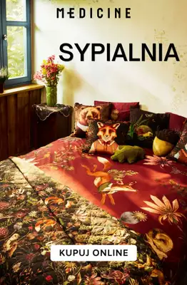 Medicine - gazetka promocyjna Tkaniny i akcesoria do sypialni od poniedziałku 19.10 do wtorku 03.11