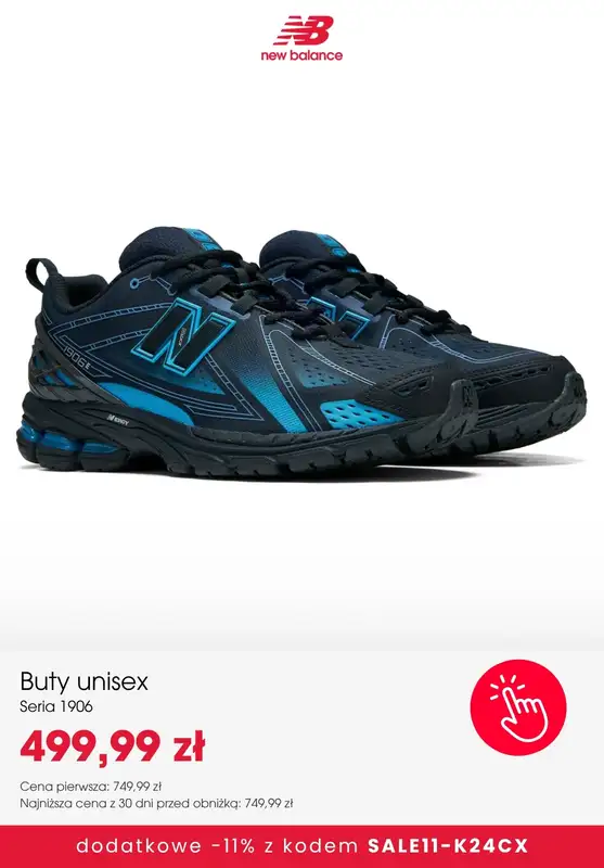 New Balance - gazetka promocyjna Extra  -11% na SALE z kodem od poniedziałku 19.10 do niedzieli 25.10 - strona 4