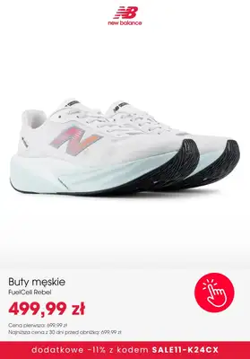 New Balance - gazetka promocyjna Extra  -11% na SALE z kodem od poniedziałku 19.10 do niedzieli 25.10 - strona 9