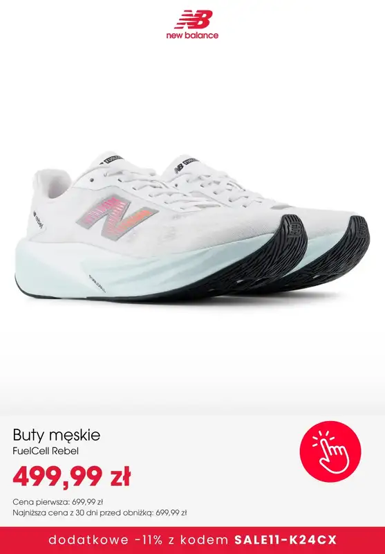 New Balance - gazetka promocyjna Extra  -11% na SALE z kodem od poniedziałku 19.10 do niedzieli 25.10 - strona 9