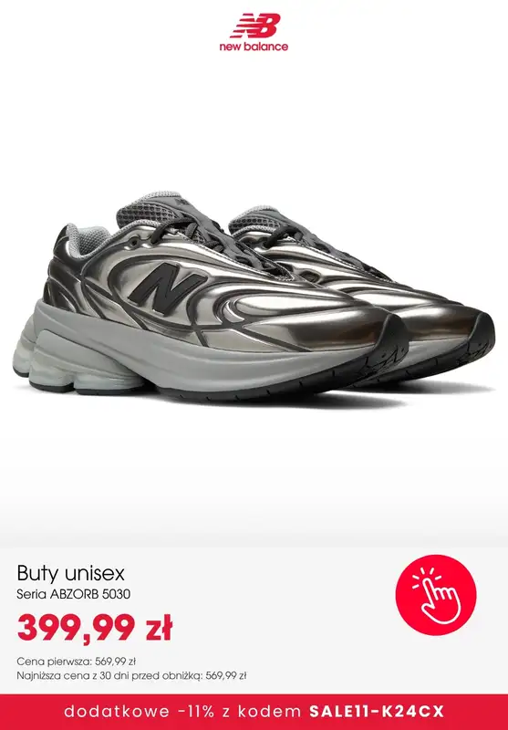New Balance - gazetka promocyjna Extra  -11% na SALE z kodem od poniedziałku 19.10 do niedzieli 25.10 - strona 3