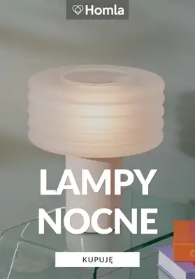 Homla - gazetka promocyjna Lampy nocne w supercenach od poniedziałku 19.10 