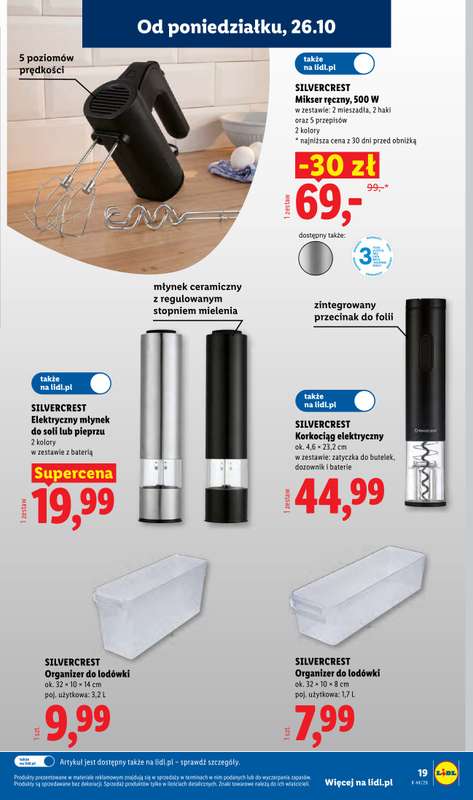 Lidl - gazetka promocyjna Katalog od poniedziałku 26.10 do soboty 31.10 - strona 23
