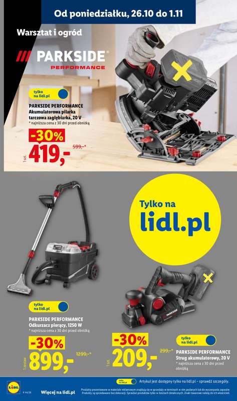 Lidl - gazetka promocyjna Katalog od poniedziałku 26.10 do soboty 31.10 - strona 8