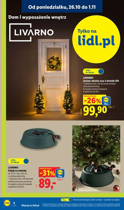 Lidl - gazetka promocyjna Katalog od poniedziałku 26.10 do soboty 31.10 - strona 6