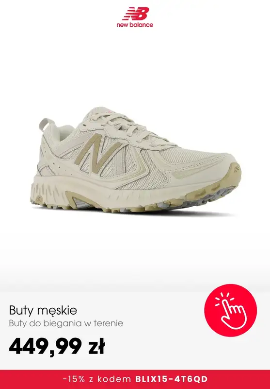 New Balance - gazetka promocyjna -15% na wybrane produkty od poniedziałku 19.10 do niedzieli 25.10 - strona 8