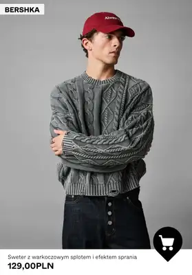 Bershka - gazetka promocyjna Swetry męskie od 89,90 PLN od wtorku 20.10  - strona 2