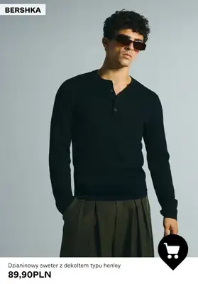 Bershka - gazetka promocyjna Swetry męskie od 89,90 PLN od wtorku 20.10  - strona 3