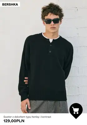 Bershka - gazetka promocyjna Swetry męskie od 89,90 PLN od wtorku 20.10  - strona 7