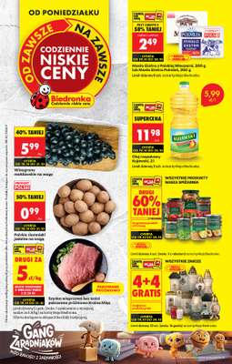Biedronka - gazetka promocyjna Od poniedziałku od poniedziałku 19.10 do soboty 24.10