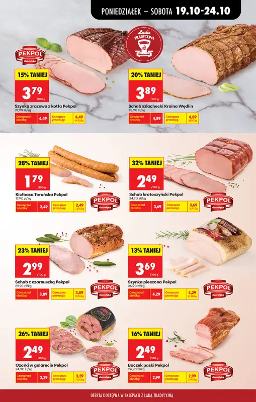 Biedronka - gazetka promocyjna Od poniedziałku, Z ladą tradycyjną od poniedziałku 19.10 do soboty 24.10 - strona 31