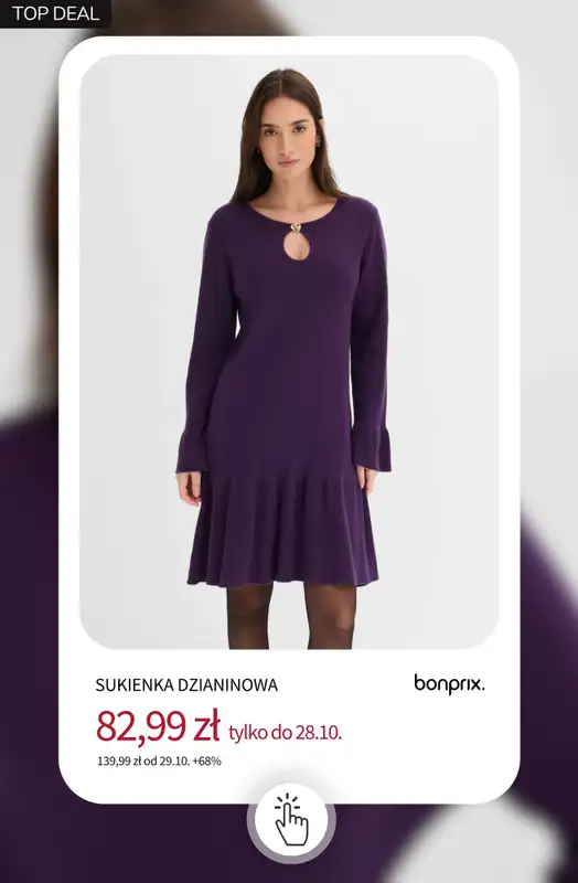 bonprix - gazetka promocyjna Szaleństwo zakupów! 20% rabatu z kodem! od poniedziałku 19.10 do środy 21.10 - strona 8