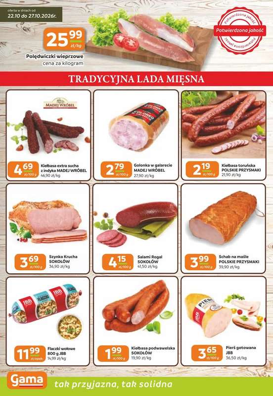 Gama - gazetka promocyjna Gazetka od czwartku 22.10 do wtorku 03.11 - strona 2