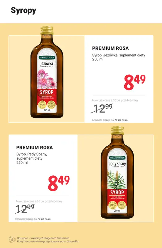 Rossmann - gazetka promocyjna Zadbaj o odporność od poniedziałku 19.10  - strona 7
