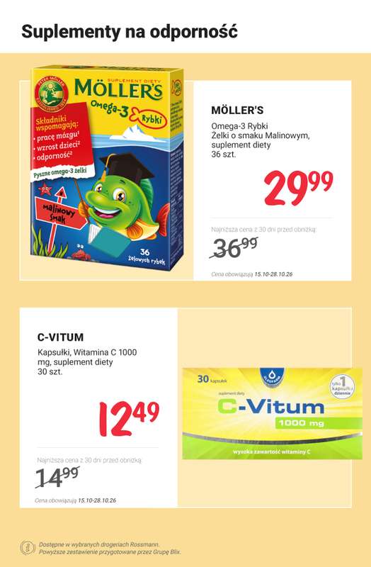 Rossmann - gazetka promocyjna Zadbaj o odporność od poniedziałku 19.10  - strona 3