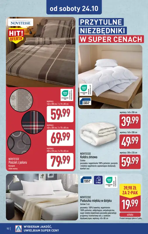 Aldi - gazetka promocyjna Pełny katalog! od poniedziałku 19.10 do soboty 24.10 - strona 52