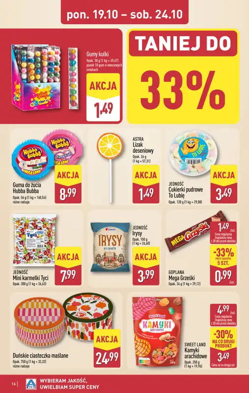 Aldi - gazetka promocyjna Pełny katalog! od poniedziałku 19.10 do soboty 24.10 - strona 16