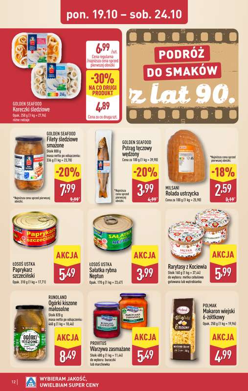 Aldi - gazetka promocyjna Pełny katalog! od poniedziałku 19.10 do soboty 24.10 - strona 12