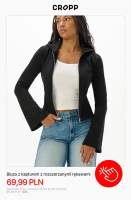 Cropp - gazetka promocyjna Bluzy damskie - od 29,99 zł od wtorku 20.10  - strona 9
