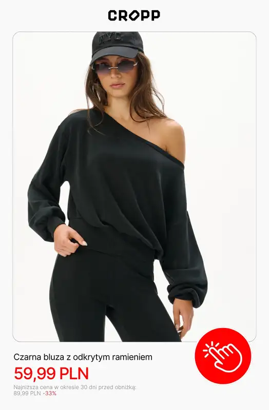 Cropp - gazetka promocyjna Bluzy damskie - od 29,99 zł od wtorku 20.10  - strona 10