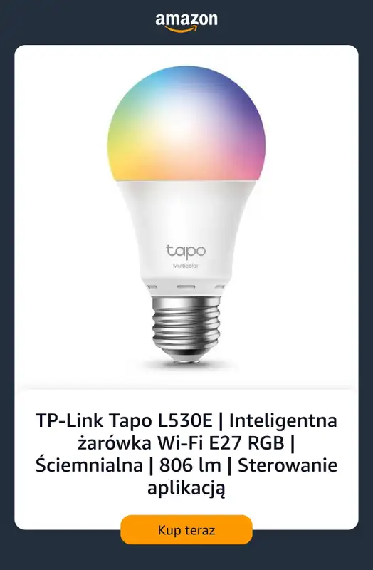 Amazon - gazetka promocyjna Inteligentne oświetlenie do domu od wtorku 20.10  - strona 9