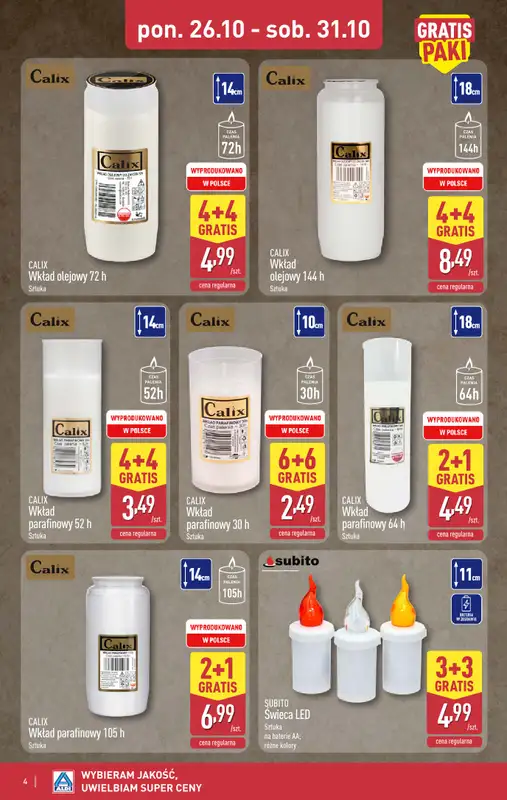 Aldi - gazetka promocyjna Aldi ma to coś! od środy 28.10 do soboty 31.10 - strona 4