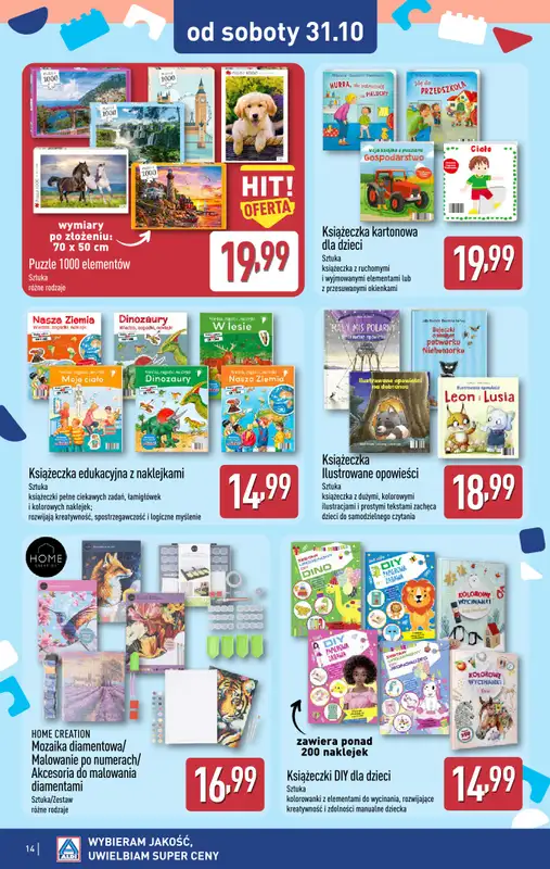 Aldi - gazetka promocyjna Aldi ma to coś! od środy 28.10 do soboty 31.10 - strona 14