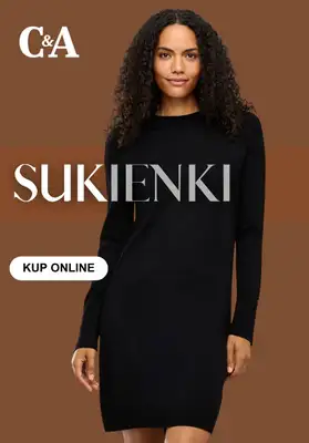 C&A - gazetka promocyjna Sukienki na co dzień od poniedziałku 19.10 